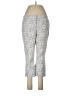 Adrienne Vittadini Tweed Silver Casual Pants Size 10 - photo 1