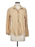 O'Neill 100% Cotton Tan 3/4 Sleeve Button-Down Shirt Size XS - photo 1