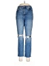 Good American Hearts Blue Jeans Size 30 waist - photo 1