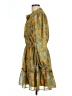 Hermoza 100% Polyester Paisley Yellow Casual Dress Size L - photo 5