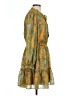 Hermoza 100% Polyester Paisley Yellow Casual Dress Size L - photo 4