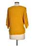 Veronica M. Yellow 3/4 Sleeve Blouse Size L - photo 2