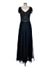 Jkara 100% Polyester Blue Cocktail Dress Size 8 - photo 2
