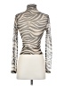Superdown Silver Long Sleeve Turtleneck Size XS - photo 2