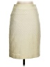 Ann Taylor 100% Polyester Chevron-herringbone Ivory Formal Skirt Size 0 - photo 1