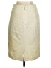 Ann Taylor 100% Polyester Chevron-herringbone Ivory Formal Skirt Size 0 - photo 2