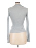 Bisou Bisou Silver Long Sleeve Top Size L - photo 2