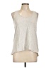 Dylan 100% Cotton Silver Sleeveless T-Shirt Size L - photo 1