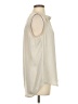 CAbi 100% Polyester Ivory Sleeveless T-Shirt Size S - photo 4