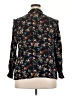 BLOOMCHIC 100% Rayon Floral Black Long Sleeve Blouse Size 18 - photo 2