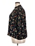 BLOOMCHIC 100% Rayon Floral Black Long Sleeve Blouse Size 18 - photo 5