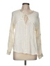 Amuse Society Ivory Long Sleeve Blouse Size M - photo 1
