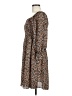 Lily Sky Animal Print Brown Casual Dress Size M - photo 5