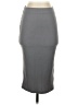 Urban Coco Solid Gray Purple Casual Skirt Size S - photo 1