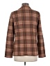 Self Esteem Plaid Brown Blazer Size M - photo 2
