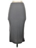Urban Coco Solid Gray Purple Casual Skirt Size S - photo 2