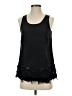 maette 100% Polyester Black Sleeveless Blouse Size XS - photo 1