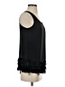 maette 100% Polyester Black Sleeveless Blouse Size XS - photo 4