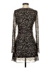 Assorted Brands Animal Print Brown Cocktail Dress Size S - photo 2