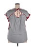 Fortune + Ivy 100% Polyester Red Short Sleeve Blouse Size XXL - photo 2