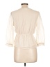 Japna 100% Polyester Ivory 3/4 Sleeve Blouse Size L - photo 2