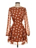 Forever 21 100% Polyester Polka Dots Brown Cocktail Dress Size S - photo 1