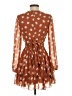 Forever 21 100% Polyester Polka Dots Brown Cocktail Dress Size S - photo 2