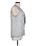 Vince. Silver Sleeveless Silk Top Size L - photo 4