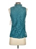 NANETTE Nanette Lepore 100% Polyester Teal Sleeveless Blouse Size XS - photo 2