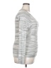 Moth Metallic Silver Pullover Sweater Size L - photo 4