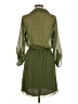 Max Studio 100% Polyester Chevron-herringbone Green Casual Dress Size M - photo 2