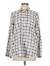 Madewell Plaid Gray Long Sleeve Blouse Size M - photo 1