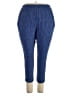 C.M. Shapes 100% Rayon Solid Blue Casual Pants Size 2X - photo 1