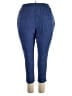 C.M. Shapes 100% Rayon Solid Blue Casual Pants Size 2X - photo 2