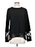 BCBGeneration 100% Polyester Black Long Sleeve Blouse Size S - photo 1