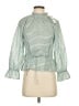 J.Crew Plaid Green Long Sleeve Blouse Size XXS - photo 1