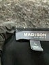 Madison 100% Polyester Stars Black Long Sleeve Blouse Size L - photo 7