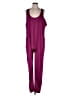 Assorted Brands Solid Burgundy Jumpsuit Size 3X - photo 1