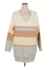 BLOOMCHIC 100% Polyester Color Block Tan Pullover Sweater Size 18 - photo 1