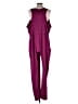 Assorted Brands Solid Burgundy Jumpsuit Size 3X - photo 2