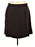 DressBarn Solid Black Brown Formal Skirt Size 22 - photo 1