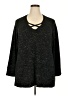 Avenue Black Pullover Sweater Size 26 - 28 Plus - photo 1