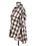 By Together 100% Cotton Plaid Tan Long Sleeve Button-Down Shirt Size L - photo 5