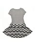 Piper Chevron-herringbone Gray Dress Size 4 - 5 - photo 2