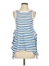 Current/Elliott White Blue Tank Top Size XS (0) - photo 1
