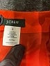 J.Crew Solid Orange Wool Skirt Size 8 - photo 3
