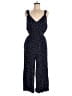 Ann Taylor LOFT Polka Dots Blue Jumpsuit Size 6 - photo 1