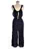 Ann Taylor LOFT Polka Dots Blue Jumpsuit Size 6 - photo 2