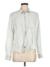 Zara 100% Lyocell Green Long Sleeve Button-Down Shirt Size M - photo 1