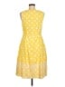 Talbots Polka Dots Yellow Casual Dress Size 6 - photo 2